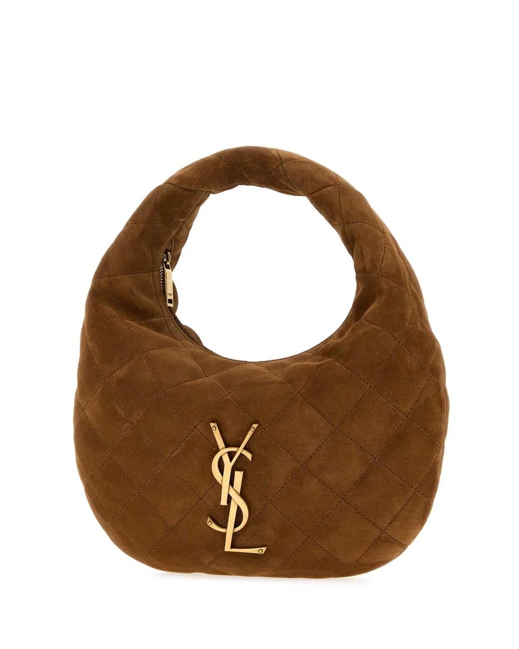 Saint Laurent Brown Caramel Icare Hobo Bag