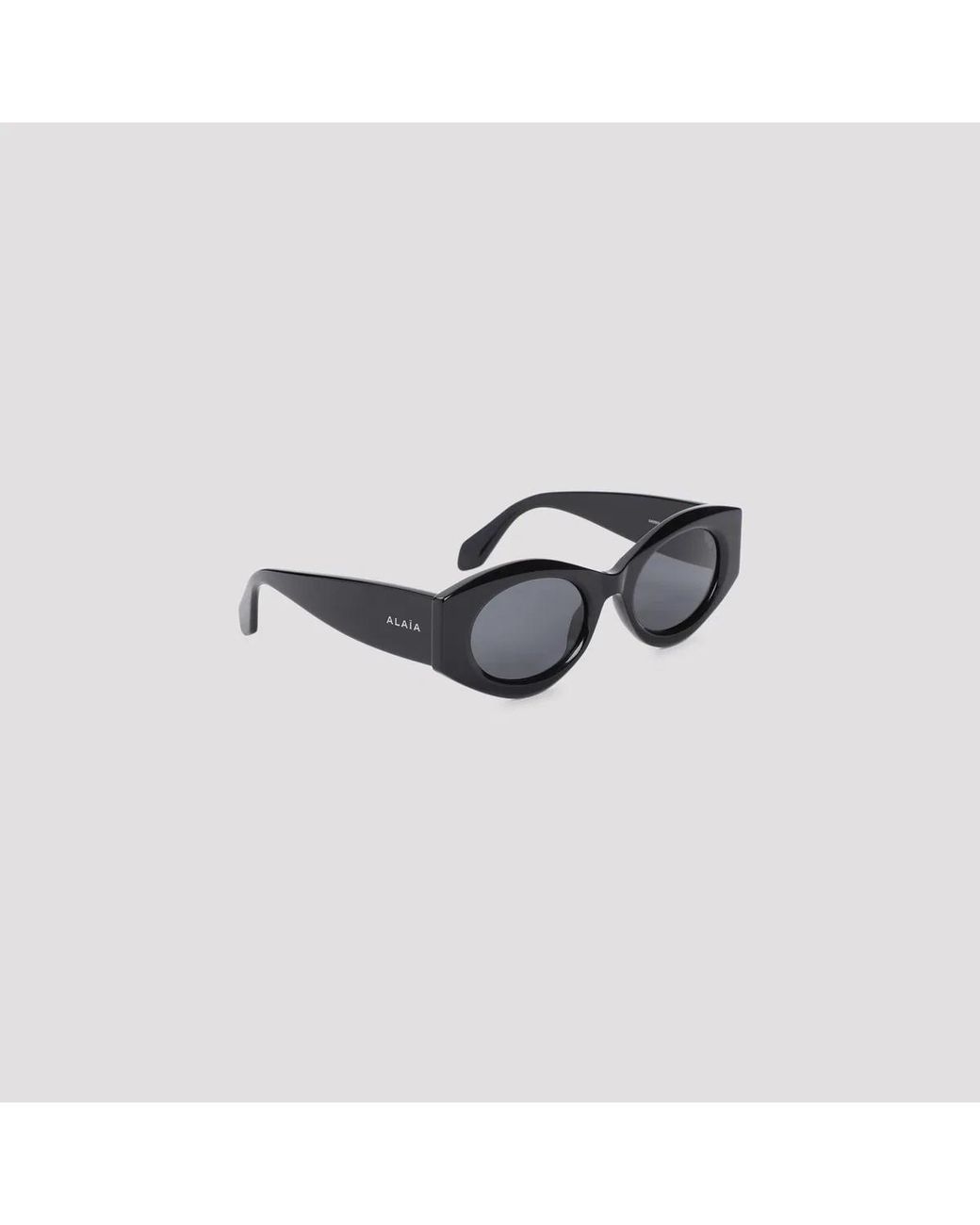 Alaïa Black Recycled Acetate Sunglasses