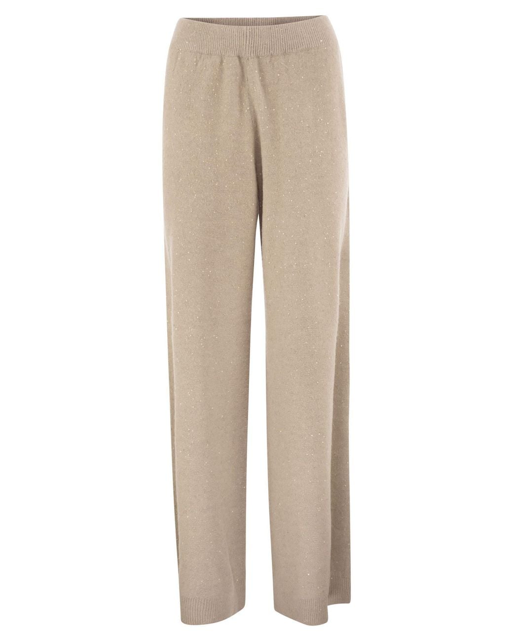 Fabiana Filippi Natural Knitted Trousers