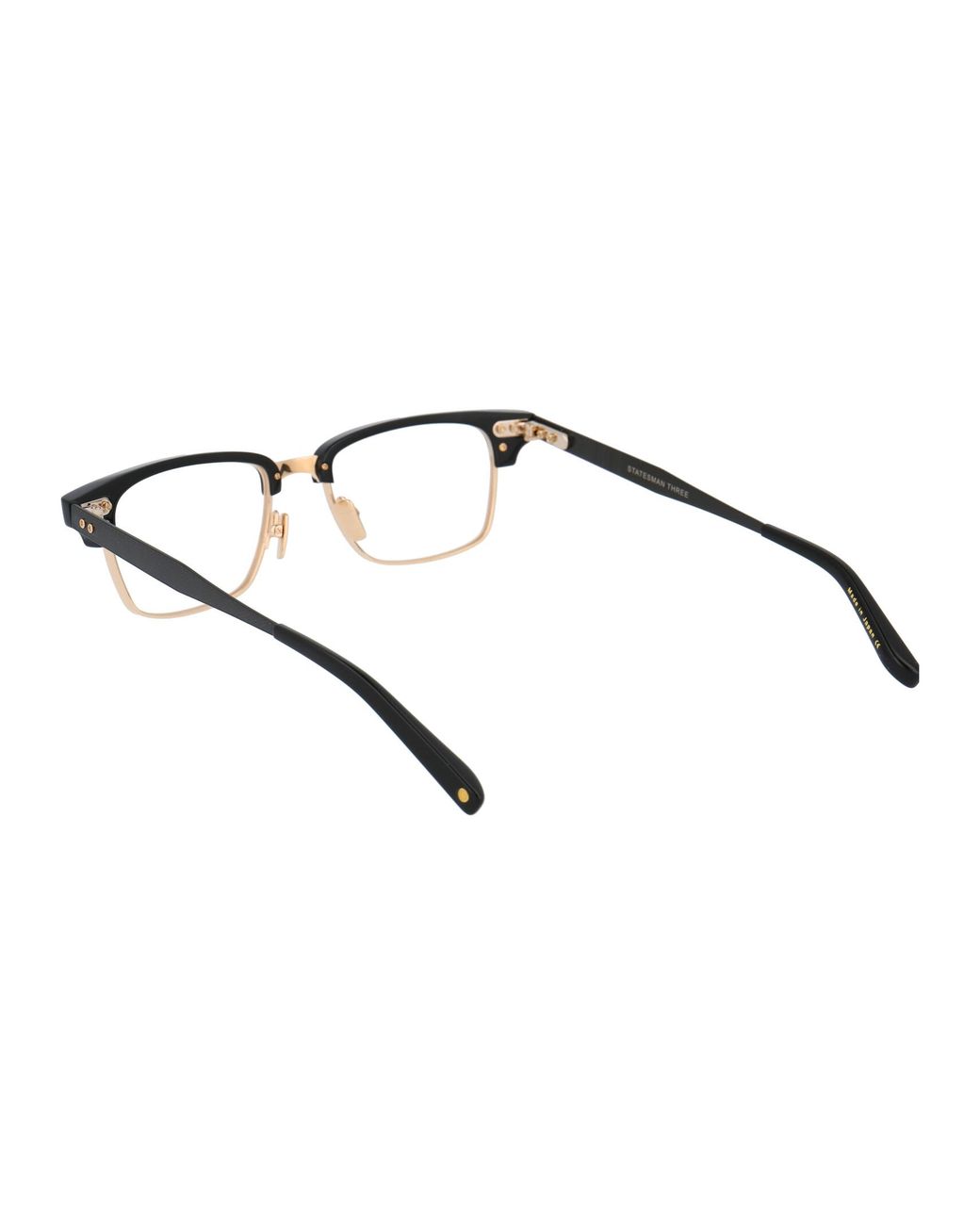 Dita Eyewear Black Metal Glasses for men