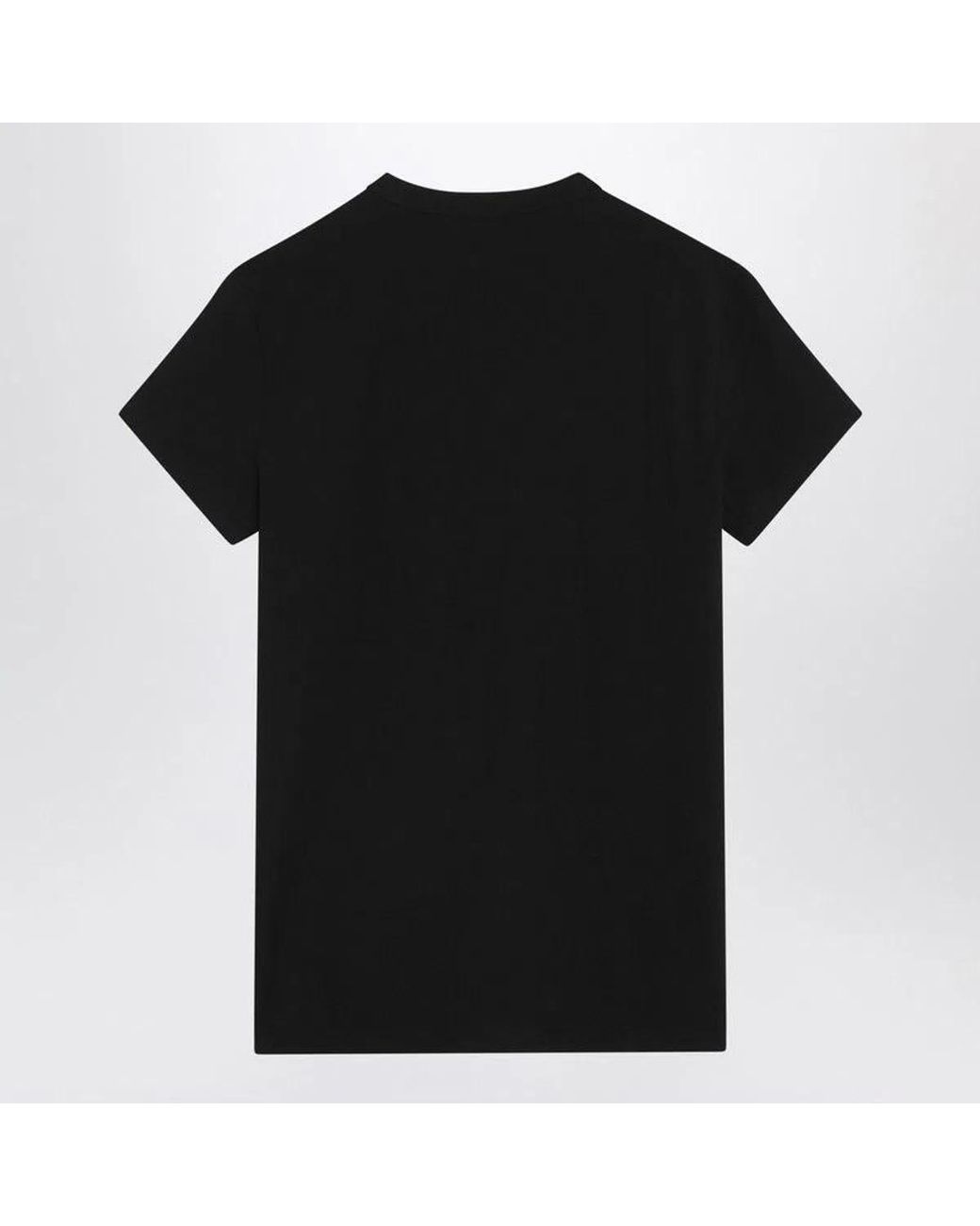Dolce & Gabbana Black Dolce & Gabbana Cotton Crew-Neck T-Shirt for men