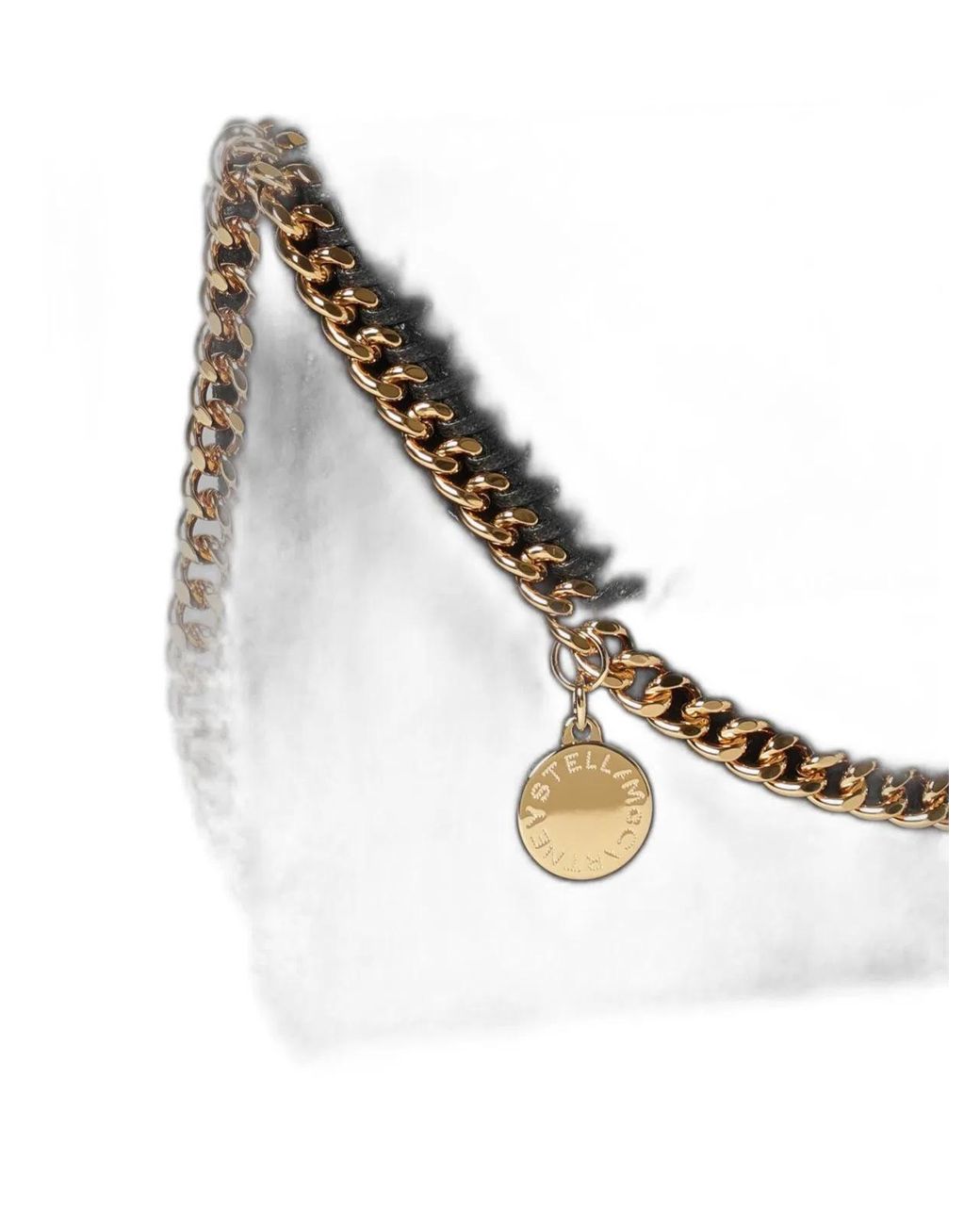 Stella McCartney Black Falabella Wallet Crossbody Chain