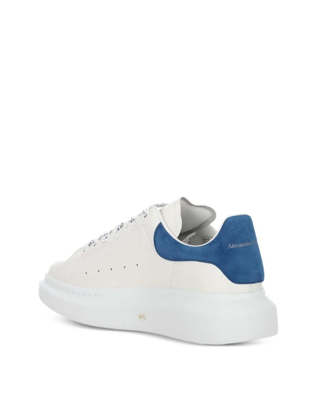 McQueen Blue Leather Sneakers for men