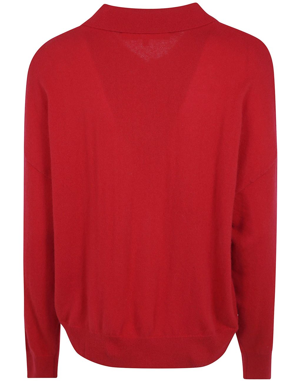 ABSOLUT CASHMERE Red "Majura" Polo Neck Sweater