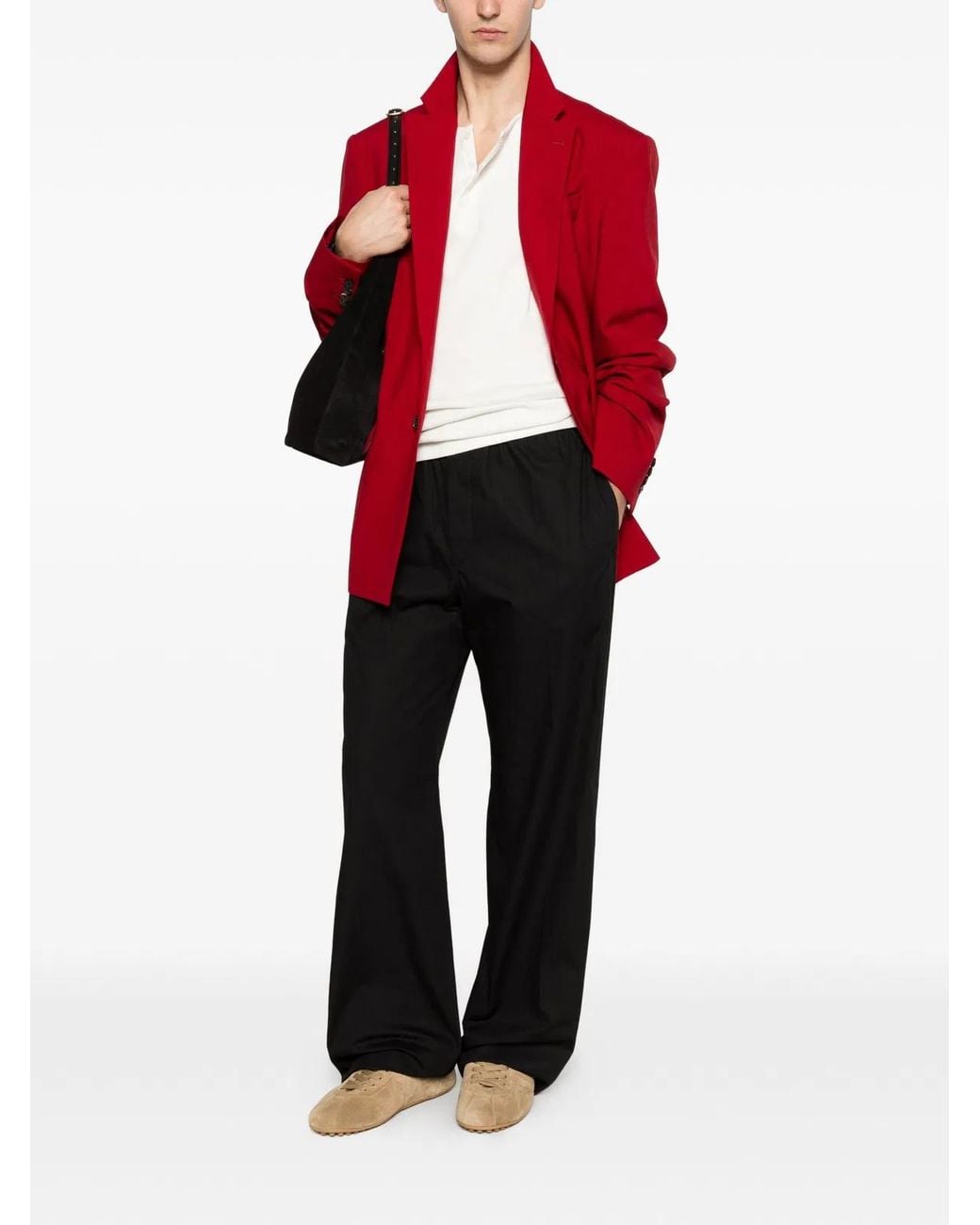 Céline Black Elasticated Trousers