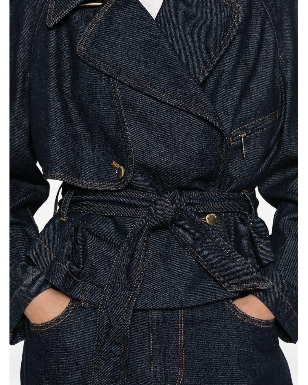 Emporio Armani Blue Denim Cotton Jacket