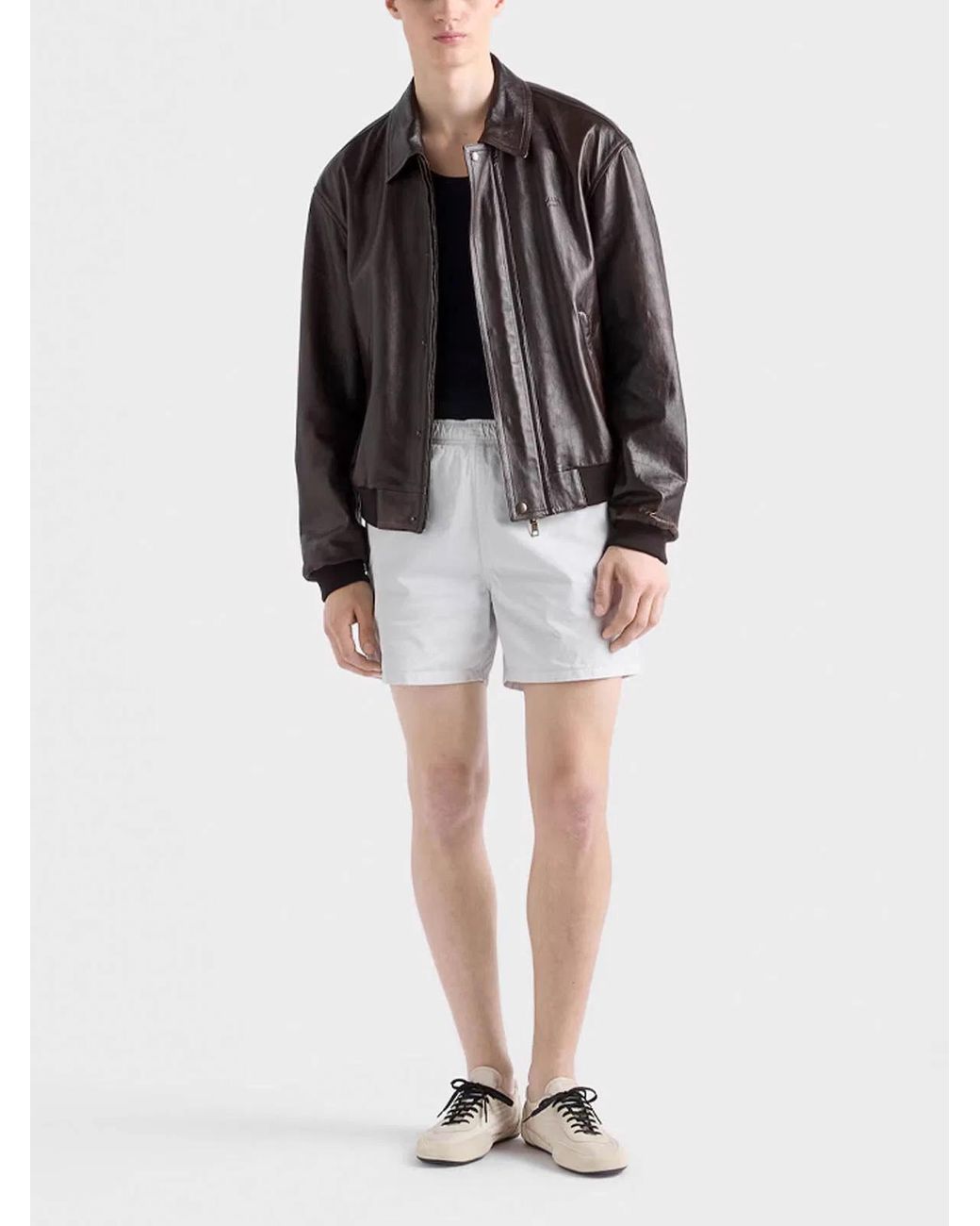 Prada Black Leather Jacket for men