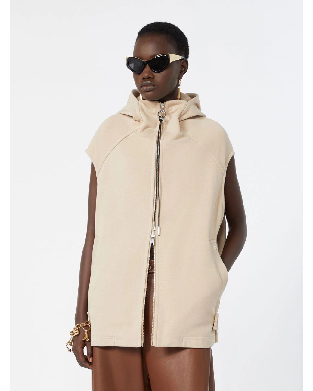 Max Mara Natural Union Sweatshirt Vest