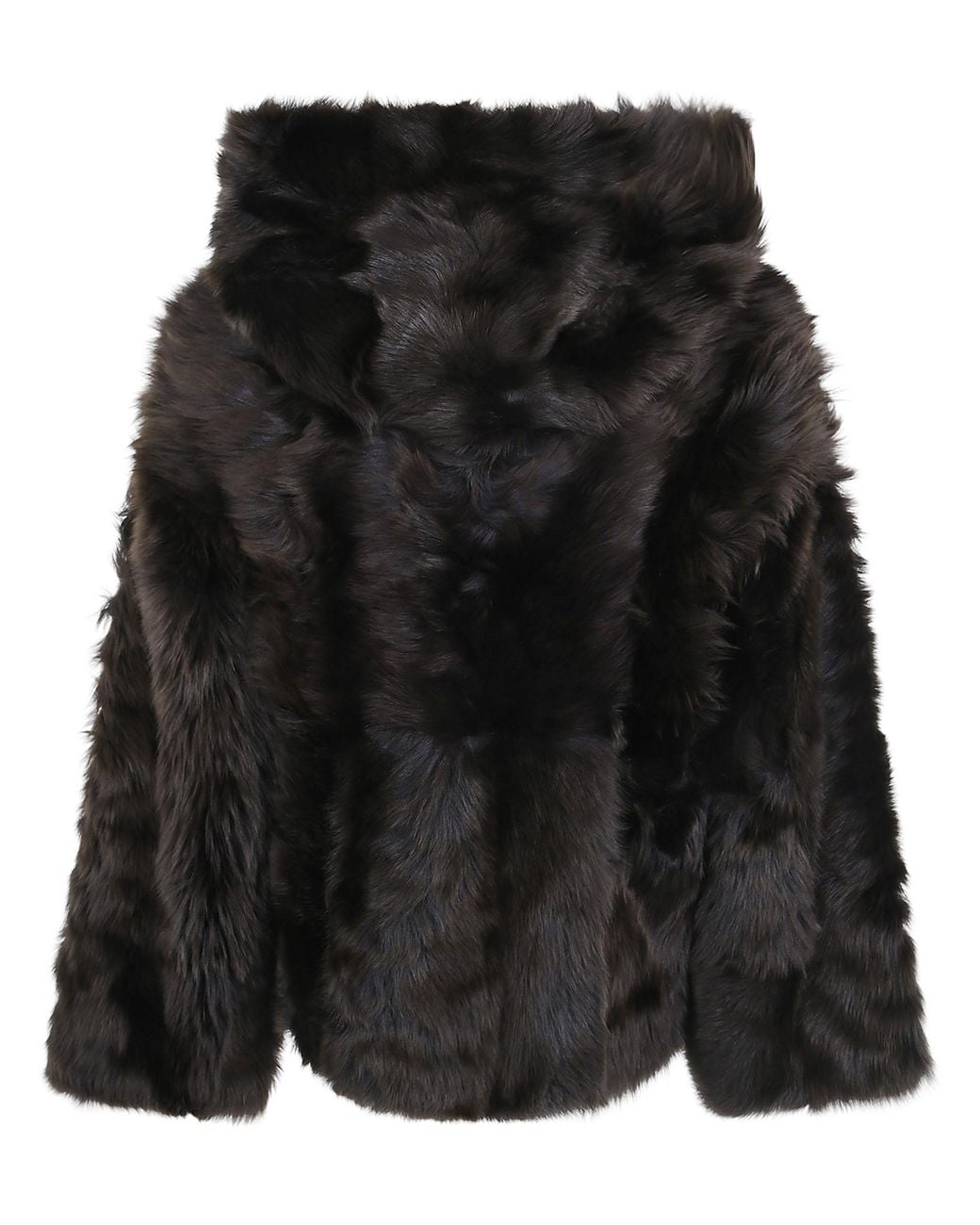 Yves Salomon Black 62 Cm Jacket
