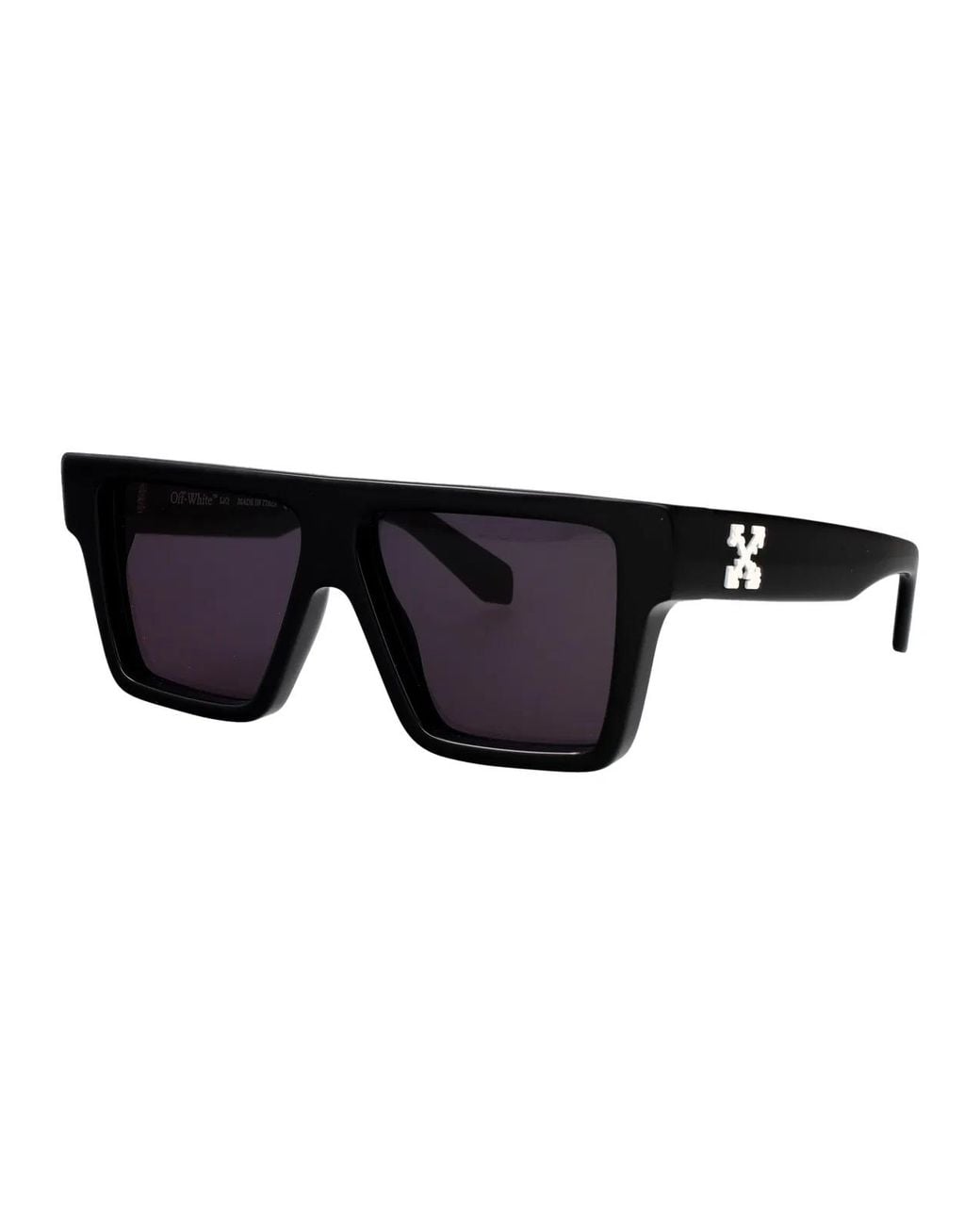 Off-White c/o Virgil Abloh Black Shiny Acetate Sunglasses