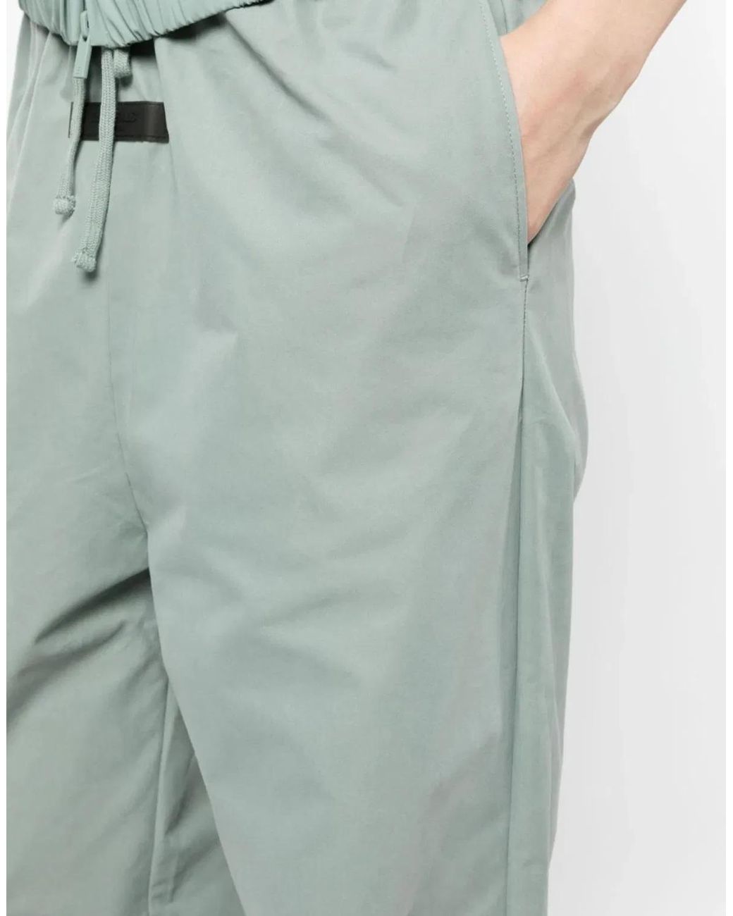 Fear Of God Blue Essentials Logo Relaxed Trousers