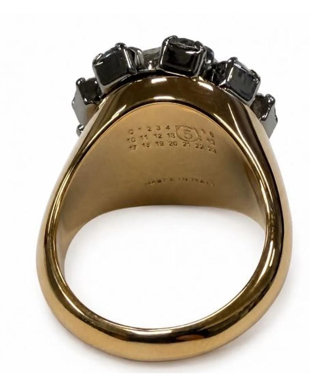 MM6 by Maison Margiela Metallic Tone Polished Finish Bijoux