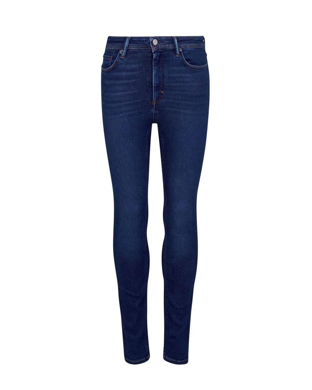 Acne Blue Peg Skinny Jeans