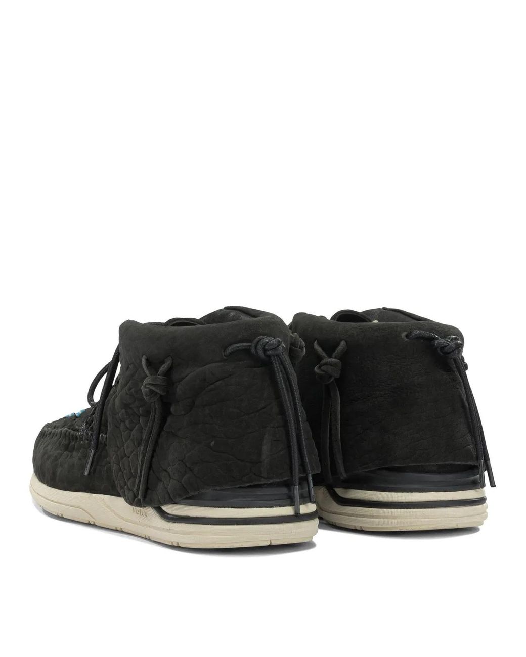 Visvim Black "Lhamo Folk" Lace-Up Boots for men