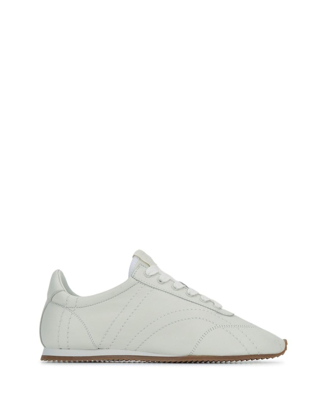Totême White Flex Nappa Sneakers
