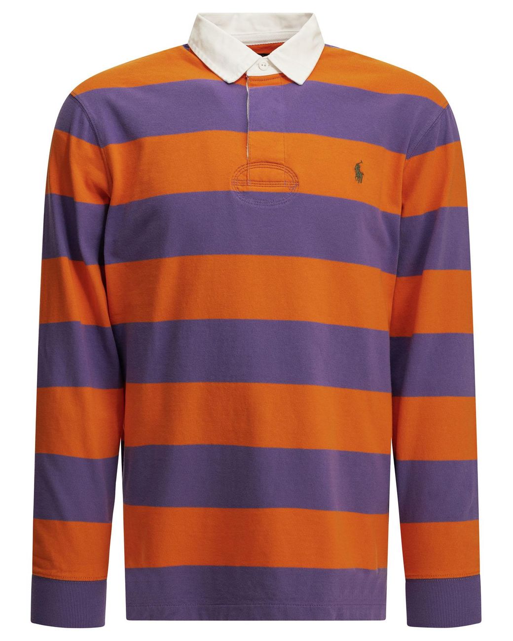 Polo Ralph Lauren Orange "Rugby" Button-Down Polo Shirt for men