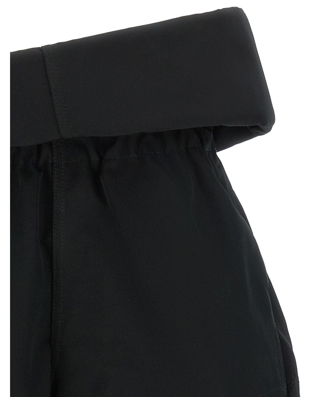 Rick Owens Black 'Crater' Shorts