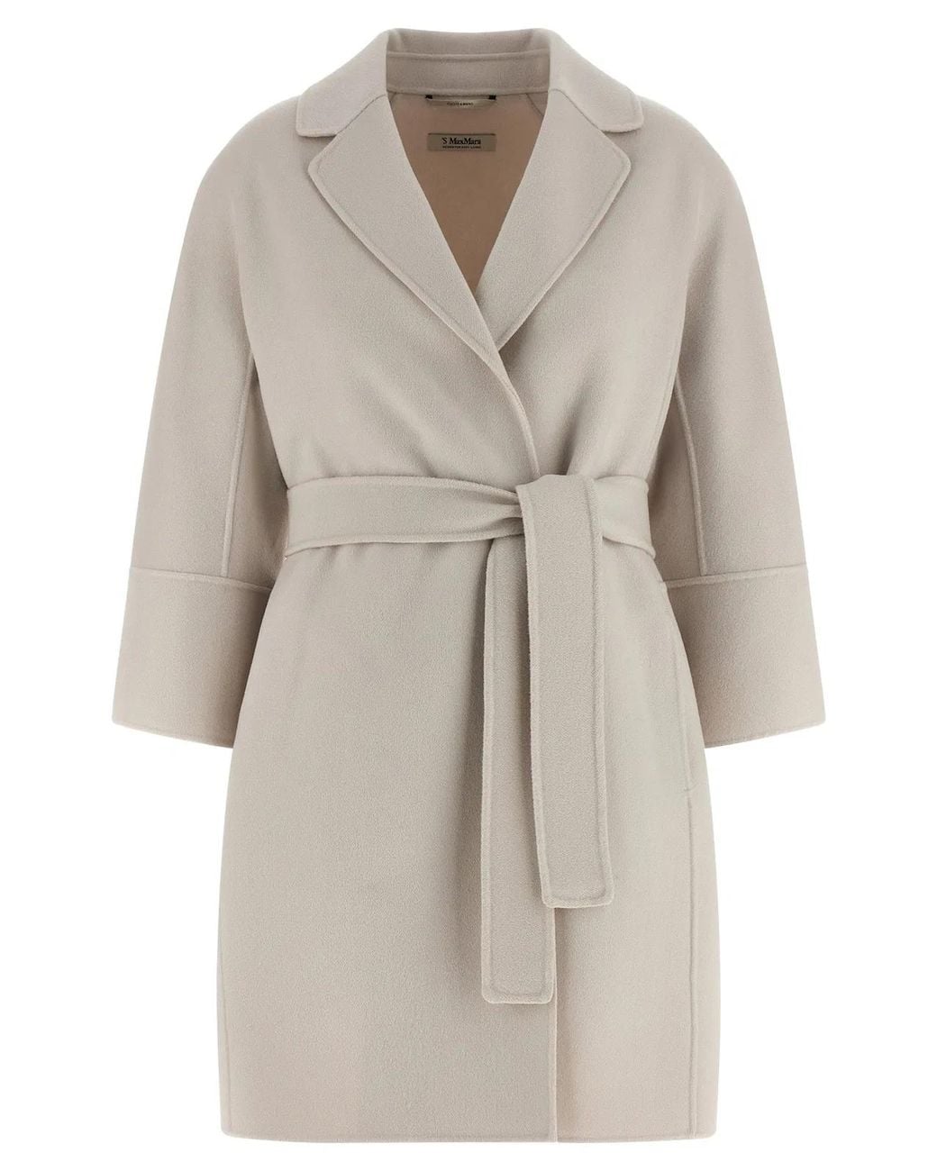 Max Mara White Max Mara 'S 'Arona' Coat