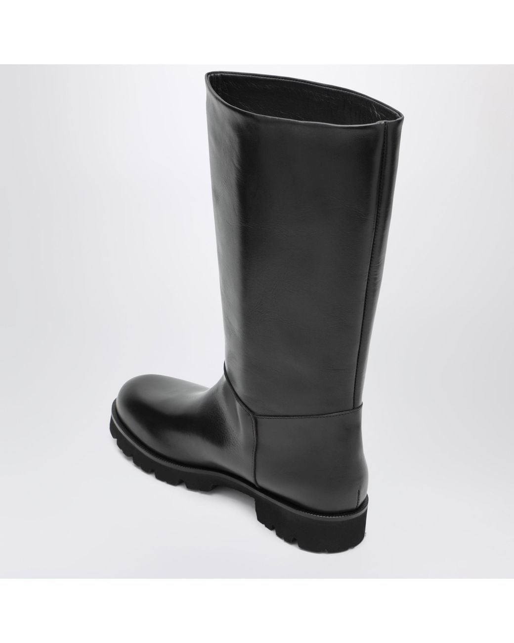 Dear Frances Black Loch Full Grain Leather Boots