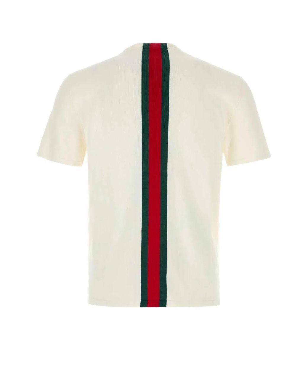 Gucci White Crew Neck T-Shirt for men
