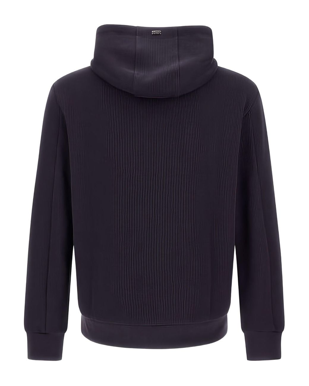 Herno Blue Cotton Polyamide Elastane Cardigan for men