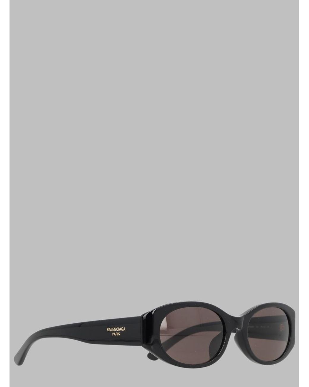 Balenciaga Gray Occhiale Da Sole Rotondo