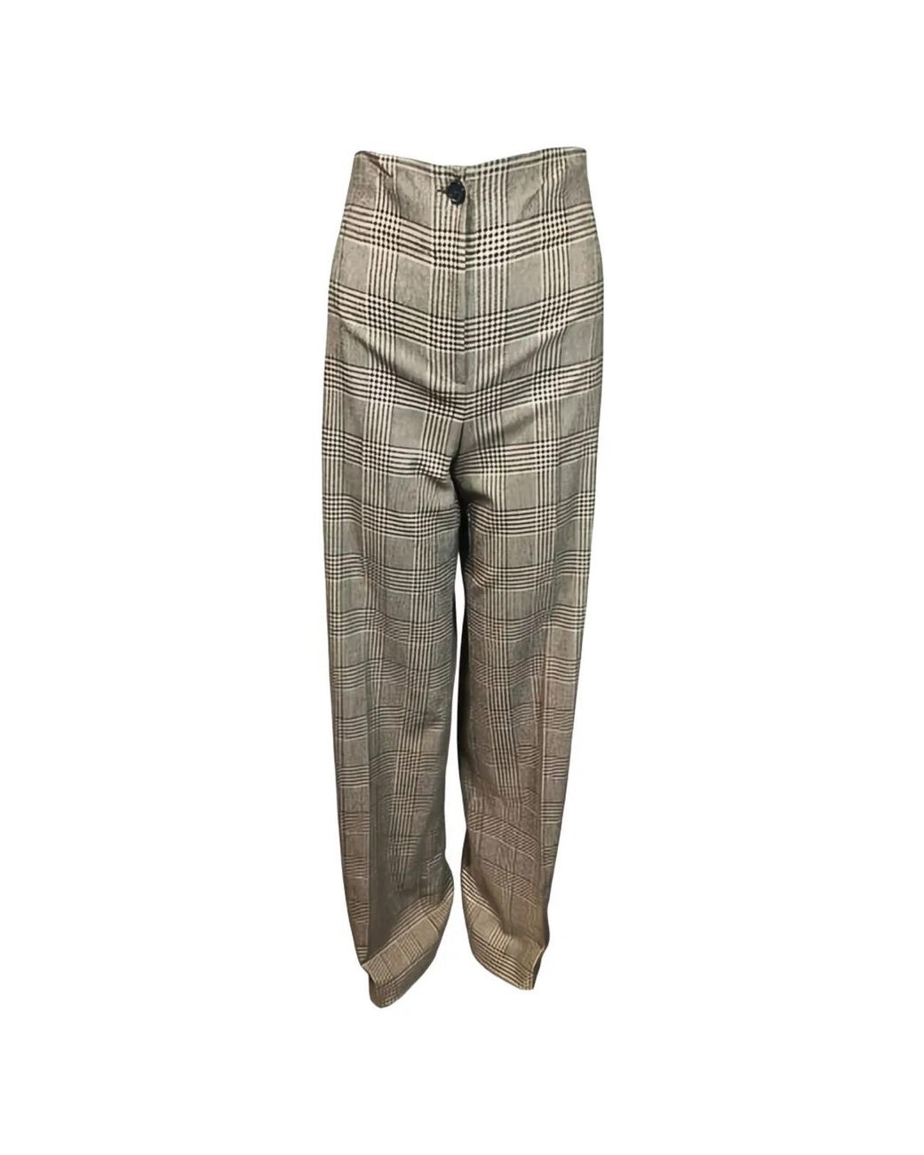 D.exterior Brown Wenge Wool Trousers