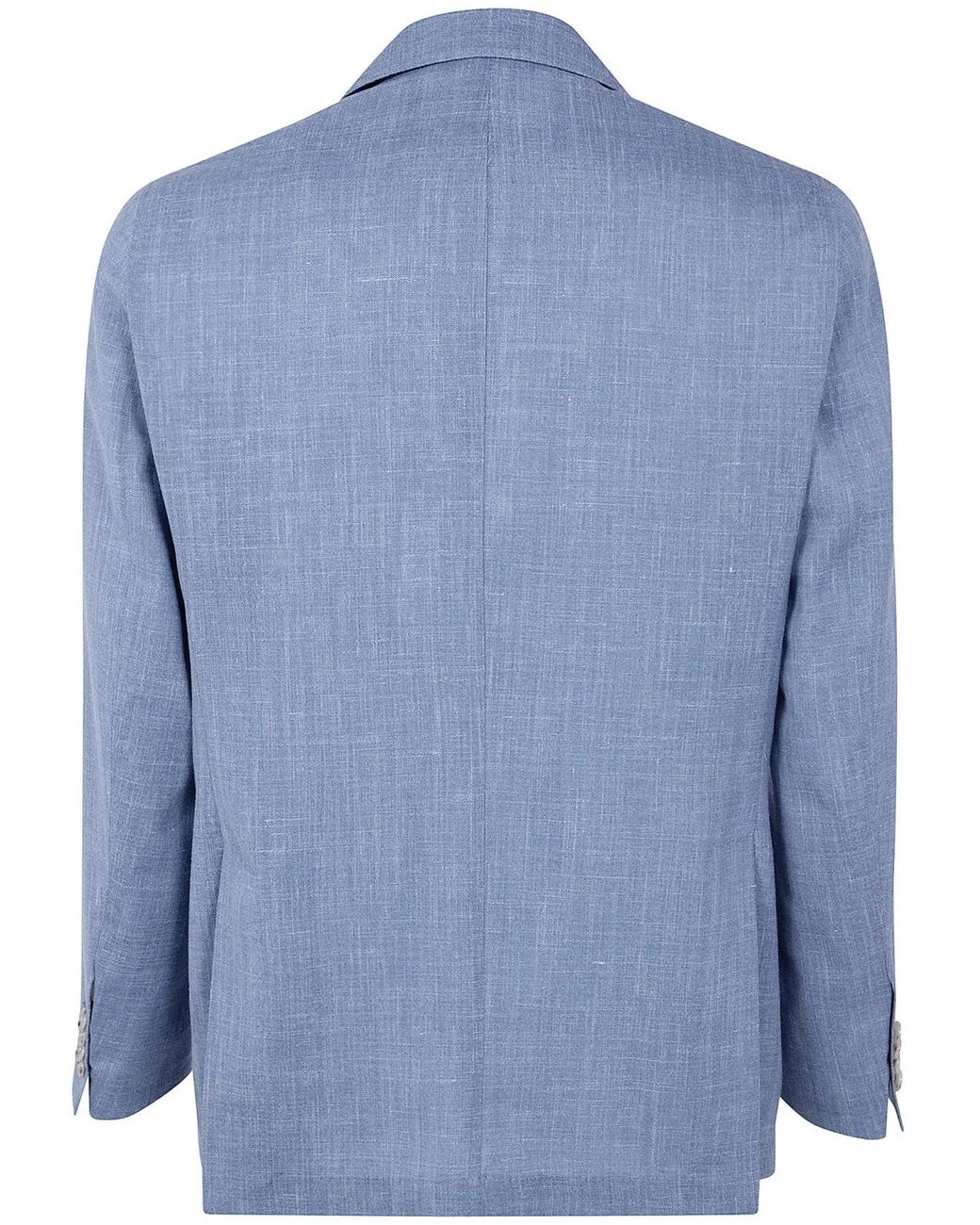 Barba Napoli Blue "Bactive Mono" Jacket for men