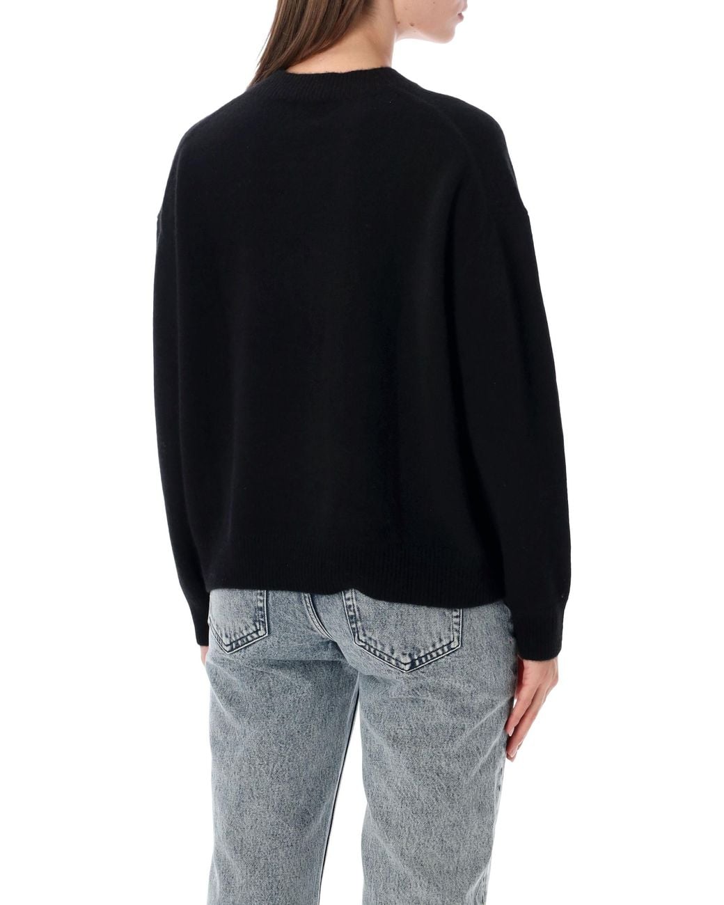 Anine Bing Black Lee Crew Sweater