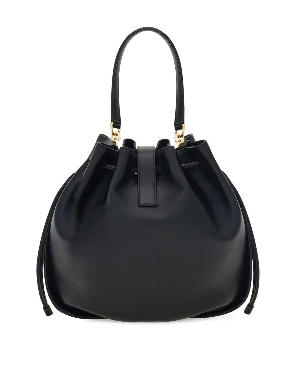 Ferragamo Black Hug Bucket Bag