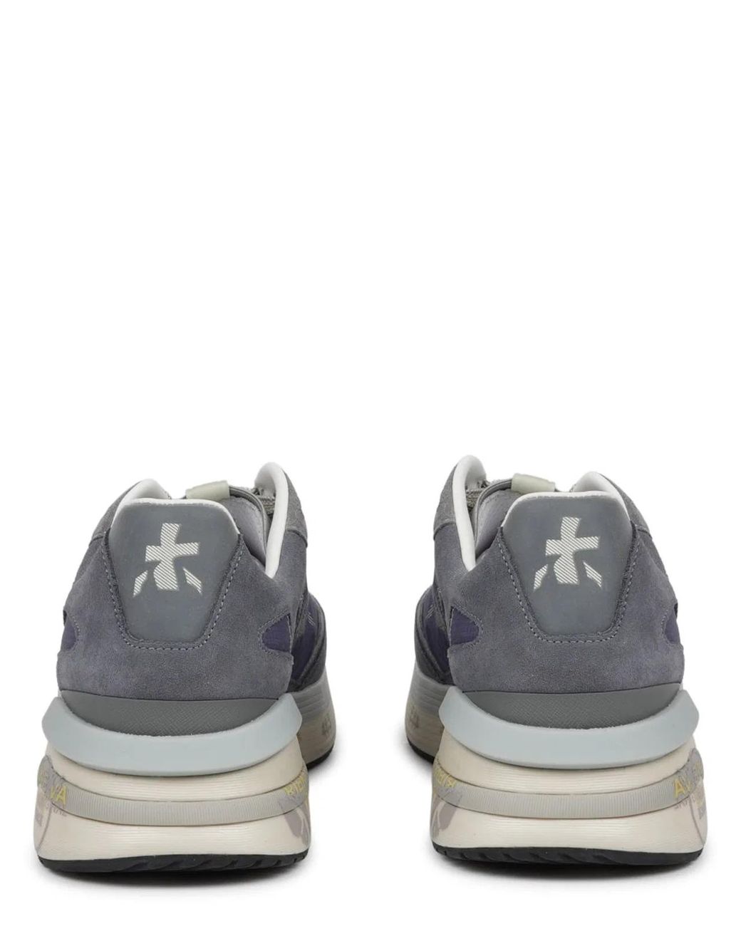 Premiata Gray Calf Leather Sneaker for men
