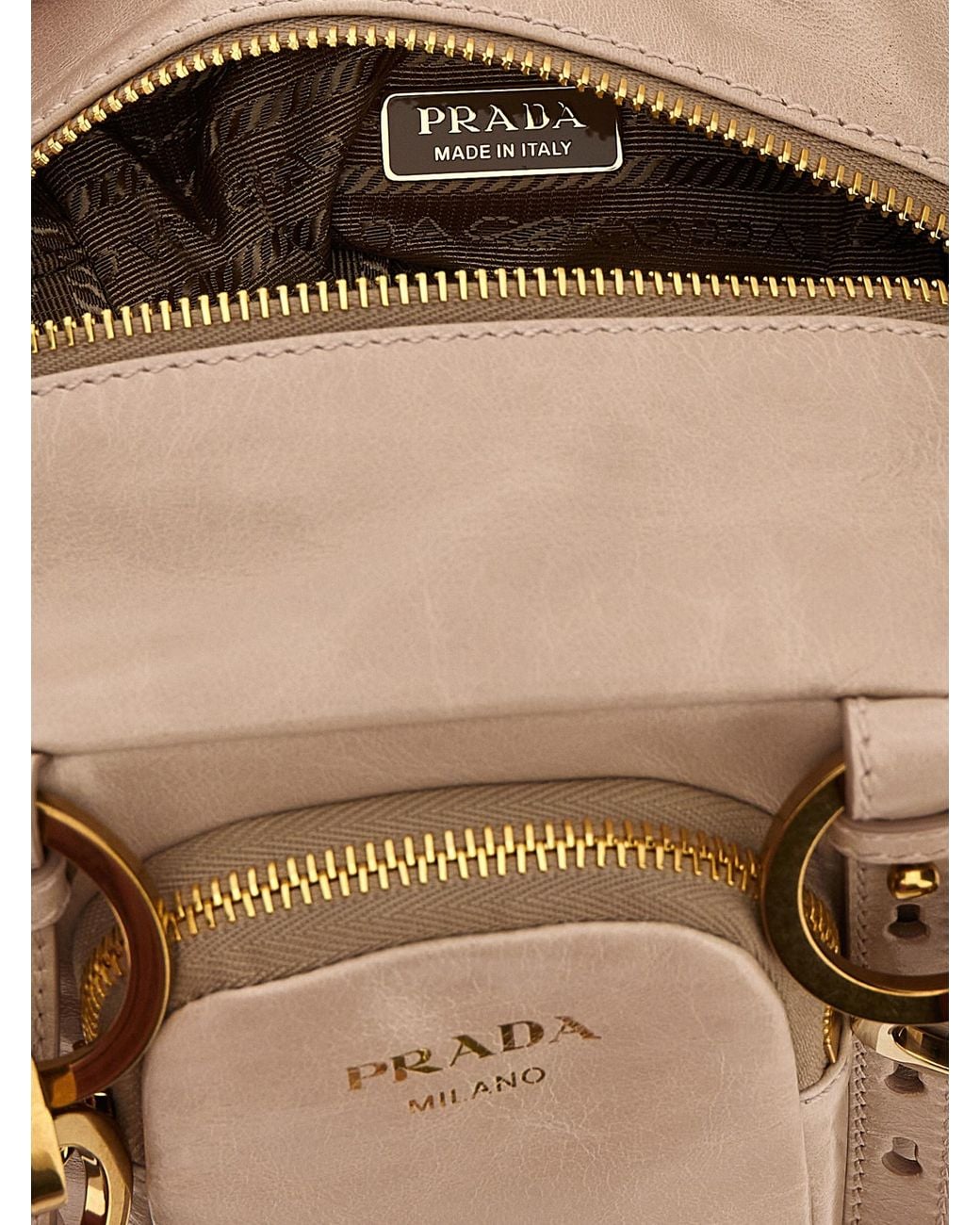 Prada Natural 'Dangle' Top Case