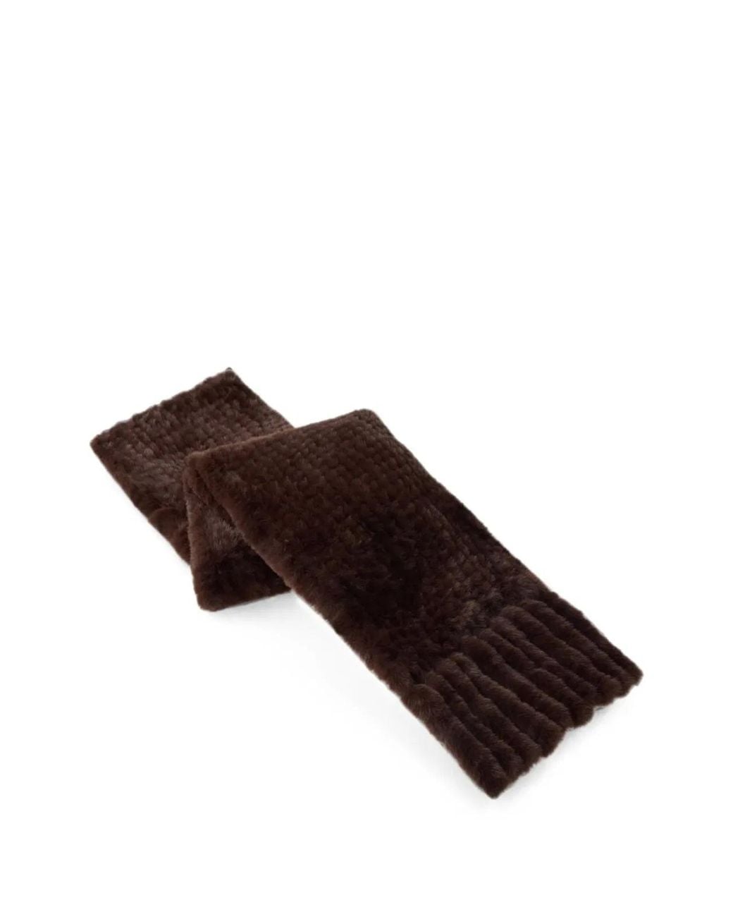 Pinko Brown Polyester Fashion Scarf