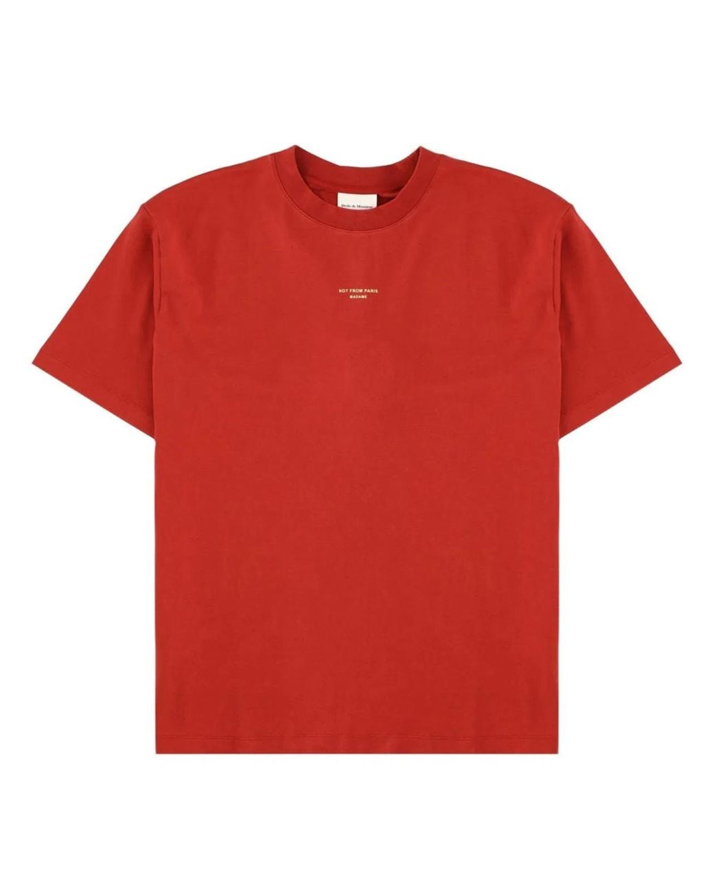 Drole de Monsieur Red "Slogan" T-Shirt for men