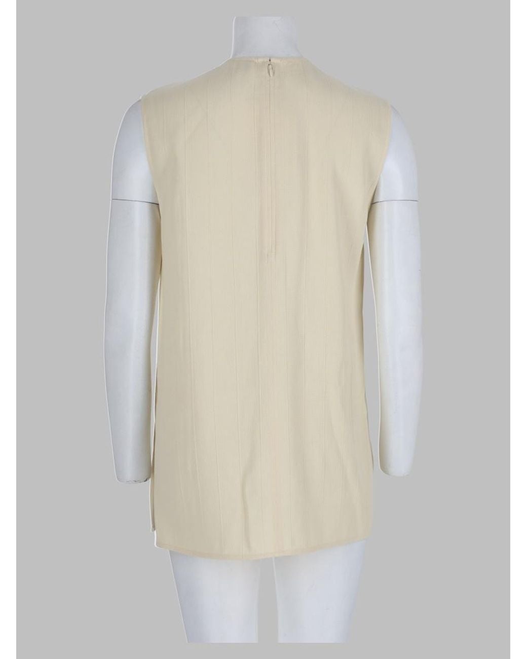 Totême White Woven Stripe Top