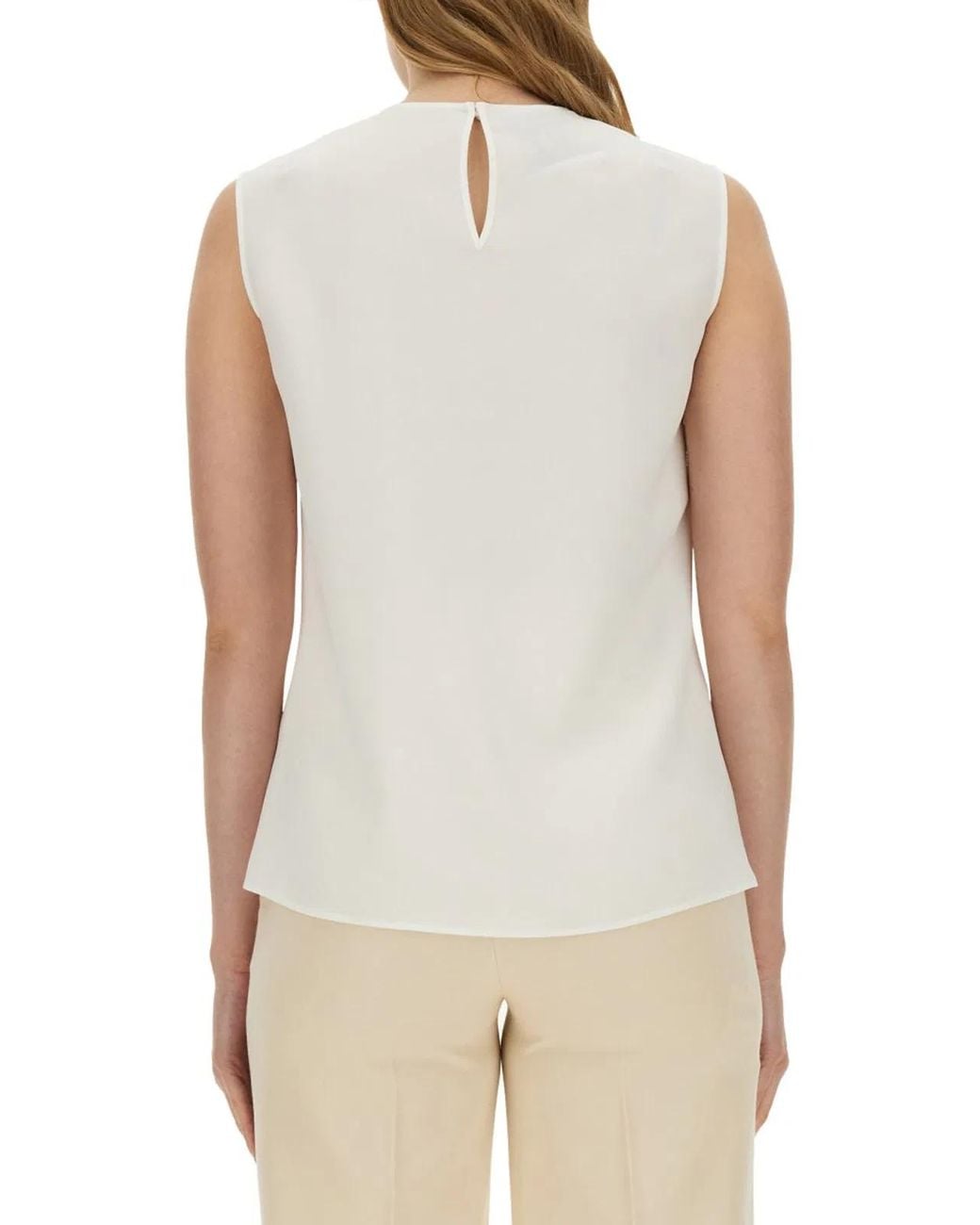Moschino Couture White Blouse With Heart Applique