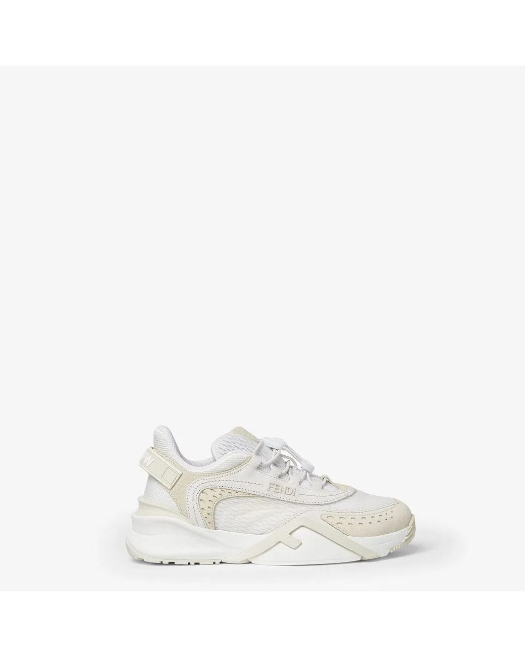 Fendi White Flow Sneaker
