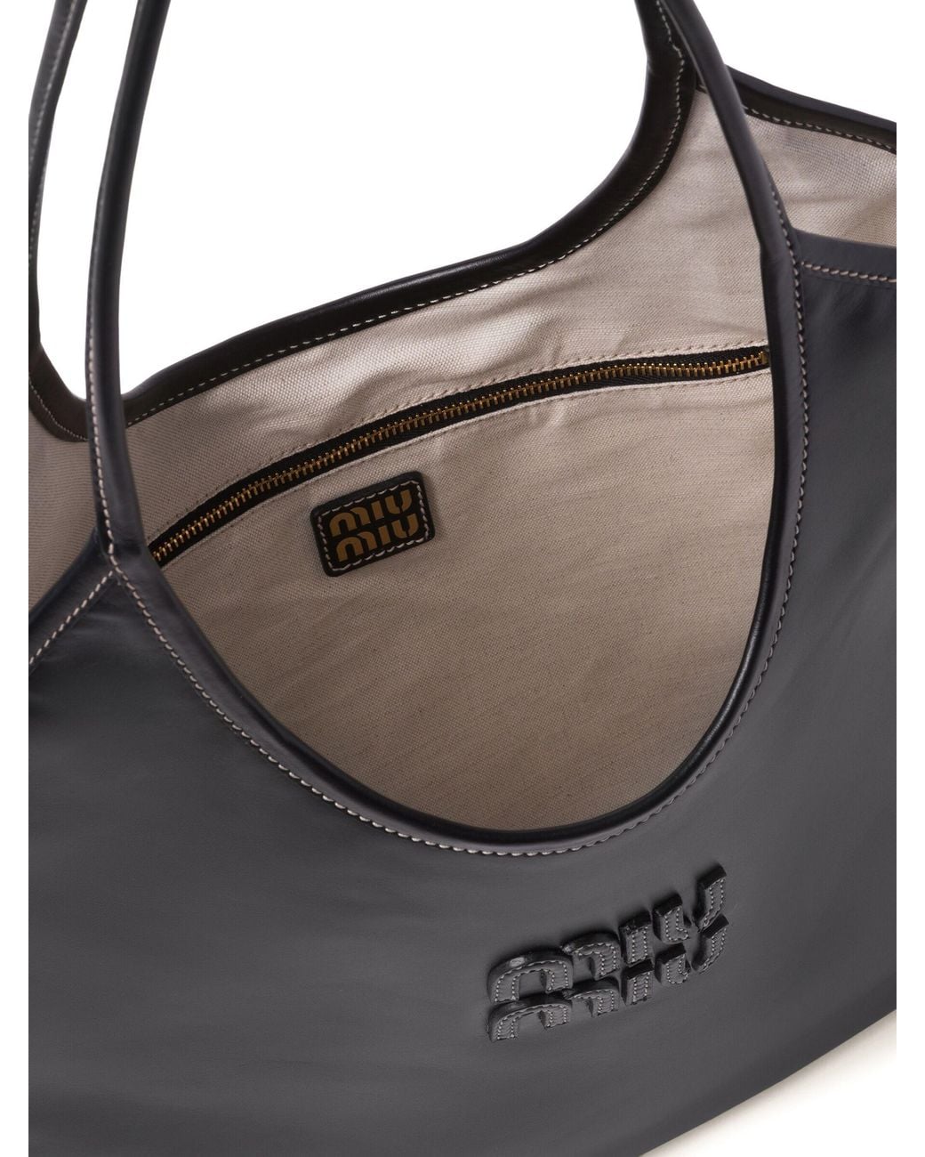 Miu Miu Black Ivy Tote Bag