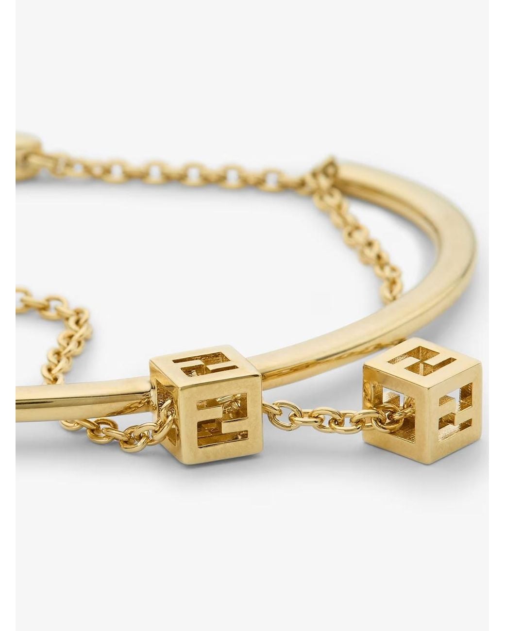 Fendi Metallic Bracciale Faces