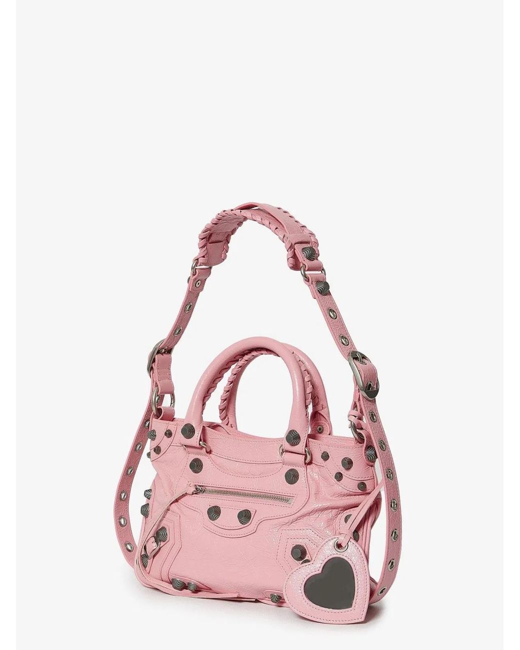 Balenciaga Pink Nappa Leather Neo Cagole Tote M Handbag