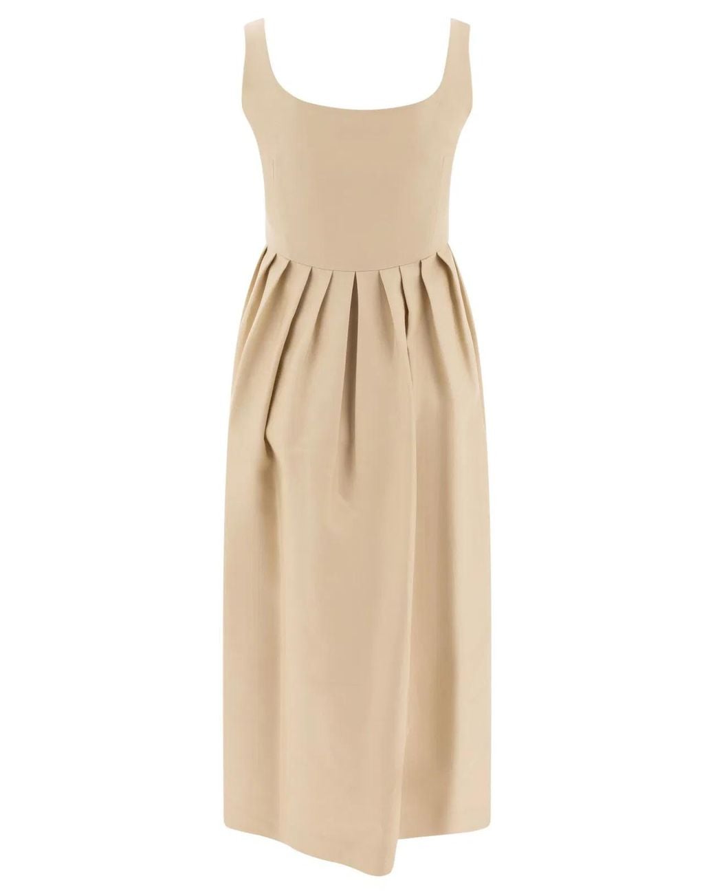 Sandbeige Natural Silk Dress