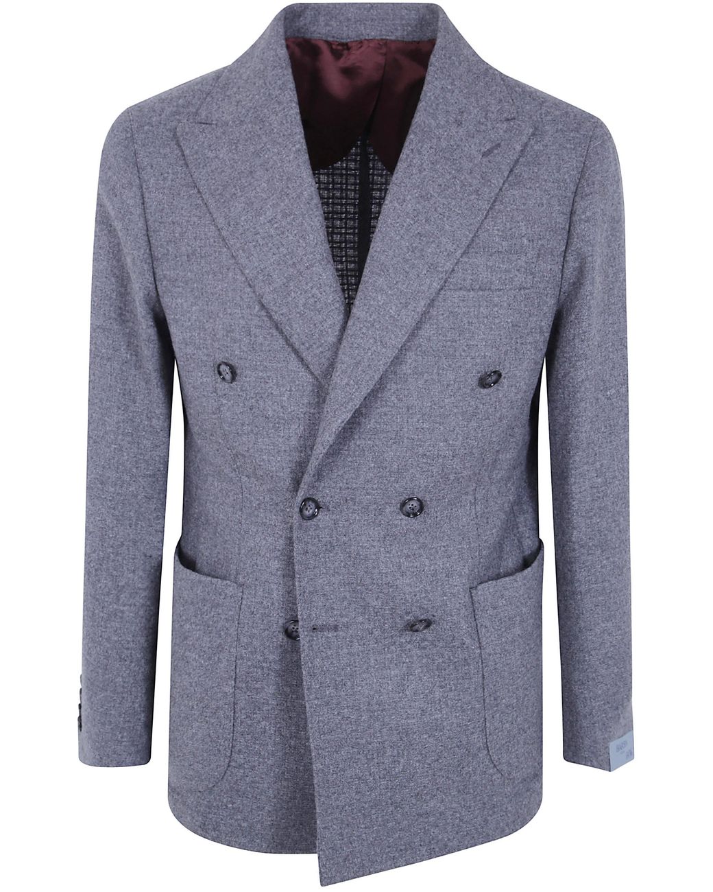 Barba Napoli Blue "Bactive" Double Breasted Jacket for men