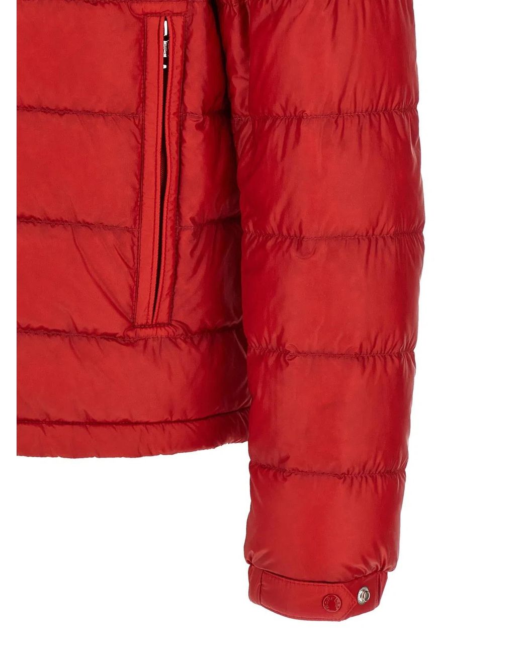 Moncler Red 'Selves' Down Jacket for men