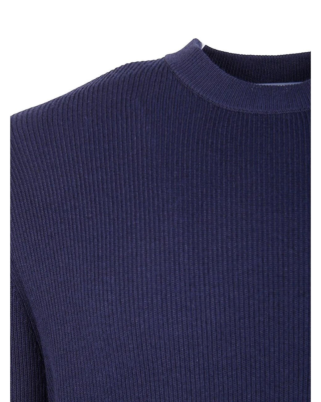 People Of Shibuya Blue "Otsu Shineconi" Round Neck Sweater for men