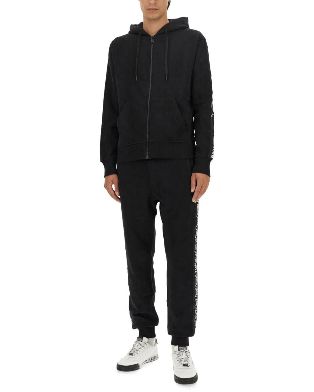 Versace Jeans Couture Black Hoodie for men