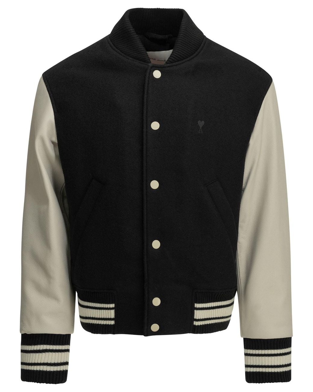 AMI Black And Padded Ami De Coeur for men