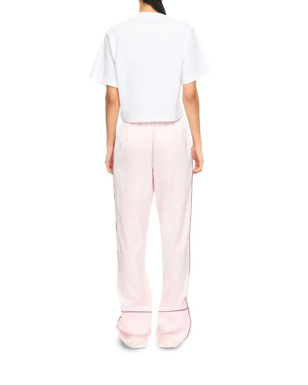 Off-White c/o Virgil Abloh White Bookish Glowing Flower Crop T