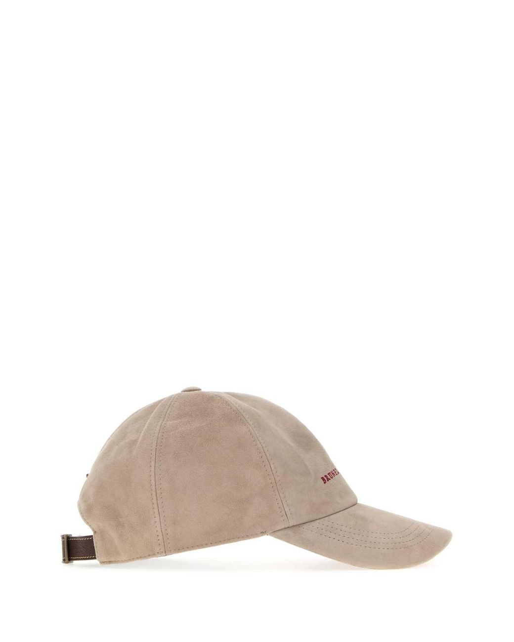 Brunello Cucinelli Natural Leather Cap for men
