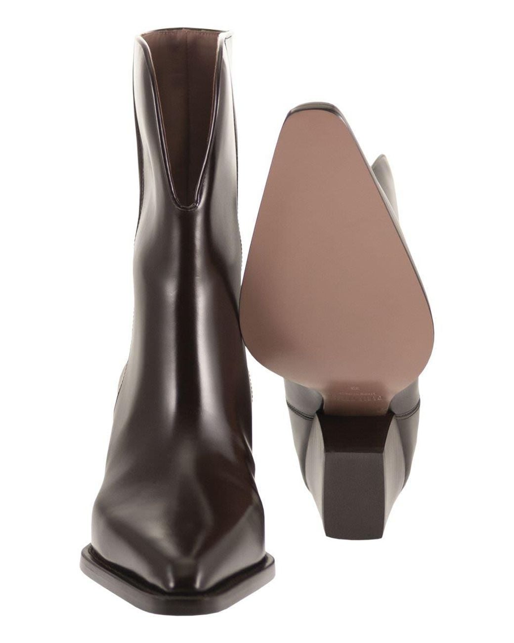Paris Texas Brown Jane Midcalf Boot 60