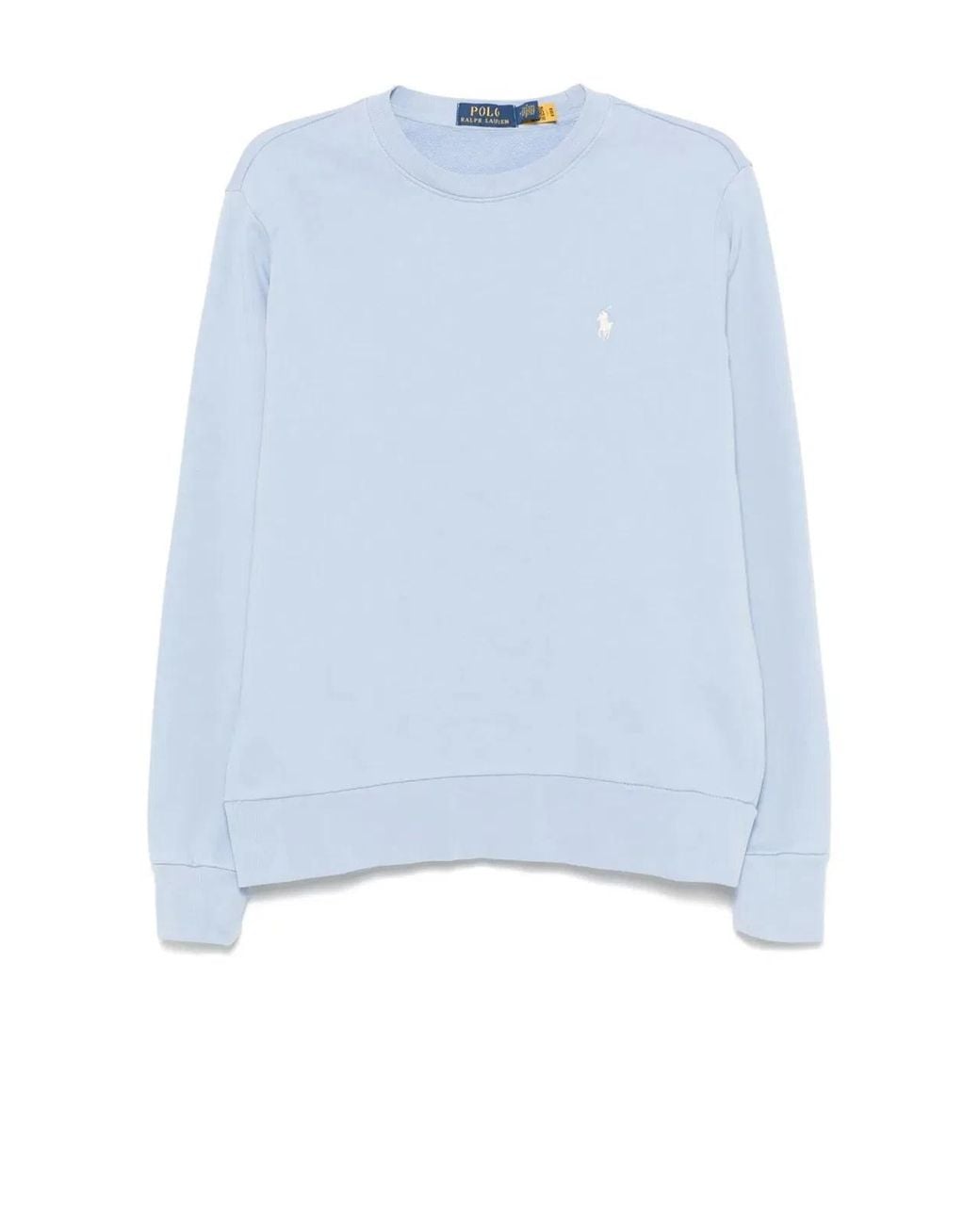 Polo Ralph Lauren Blue Crewneck Sweatshirt With Logo for men